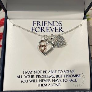 Brilliance Friends Forever Necklace with Swarovski Crystals